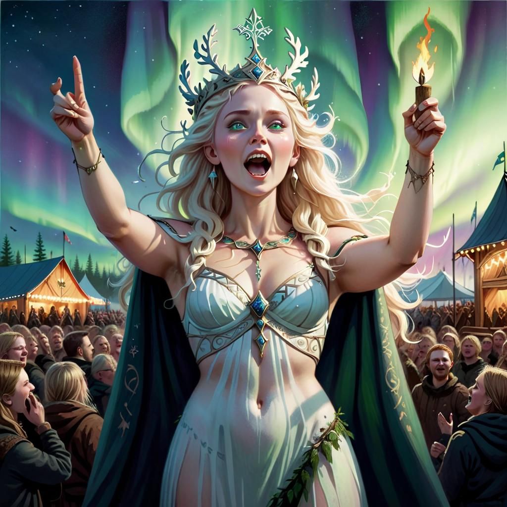 Triumph of a Nordic Goddess