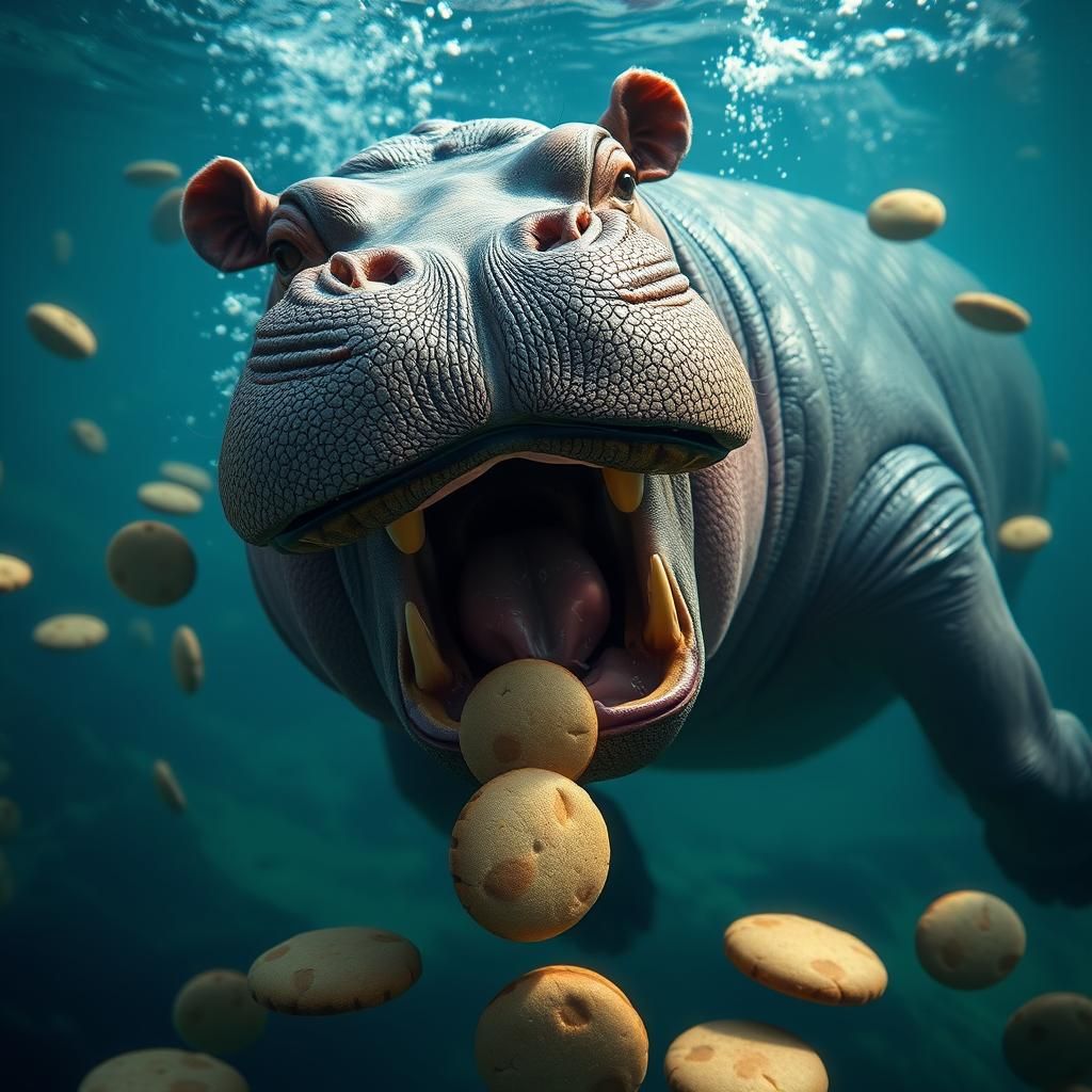 Hippo's Underwater Cookie Marvel