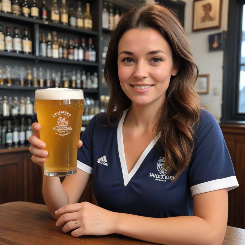 A pub landlady has said there has been a global response to the story of her offering a free pint every time Nottingham ...