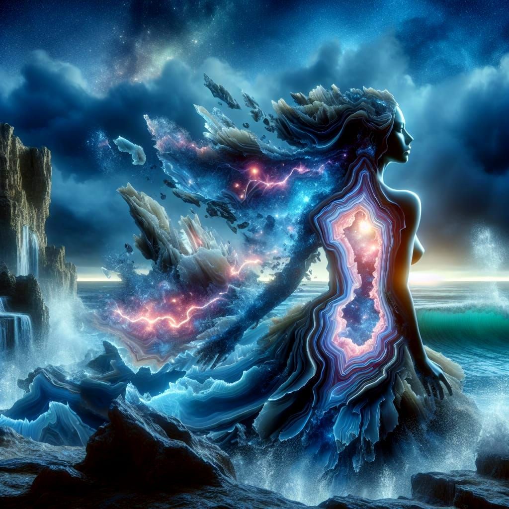 Geode Goddess Unleashes Cosmic Energy