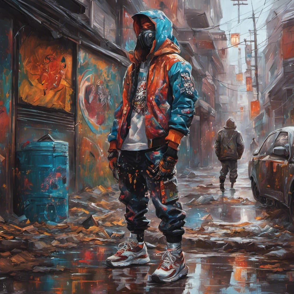 HipHop graffiti style fashion