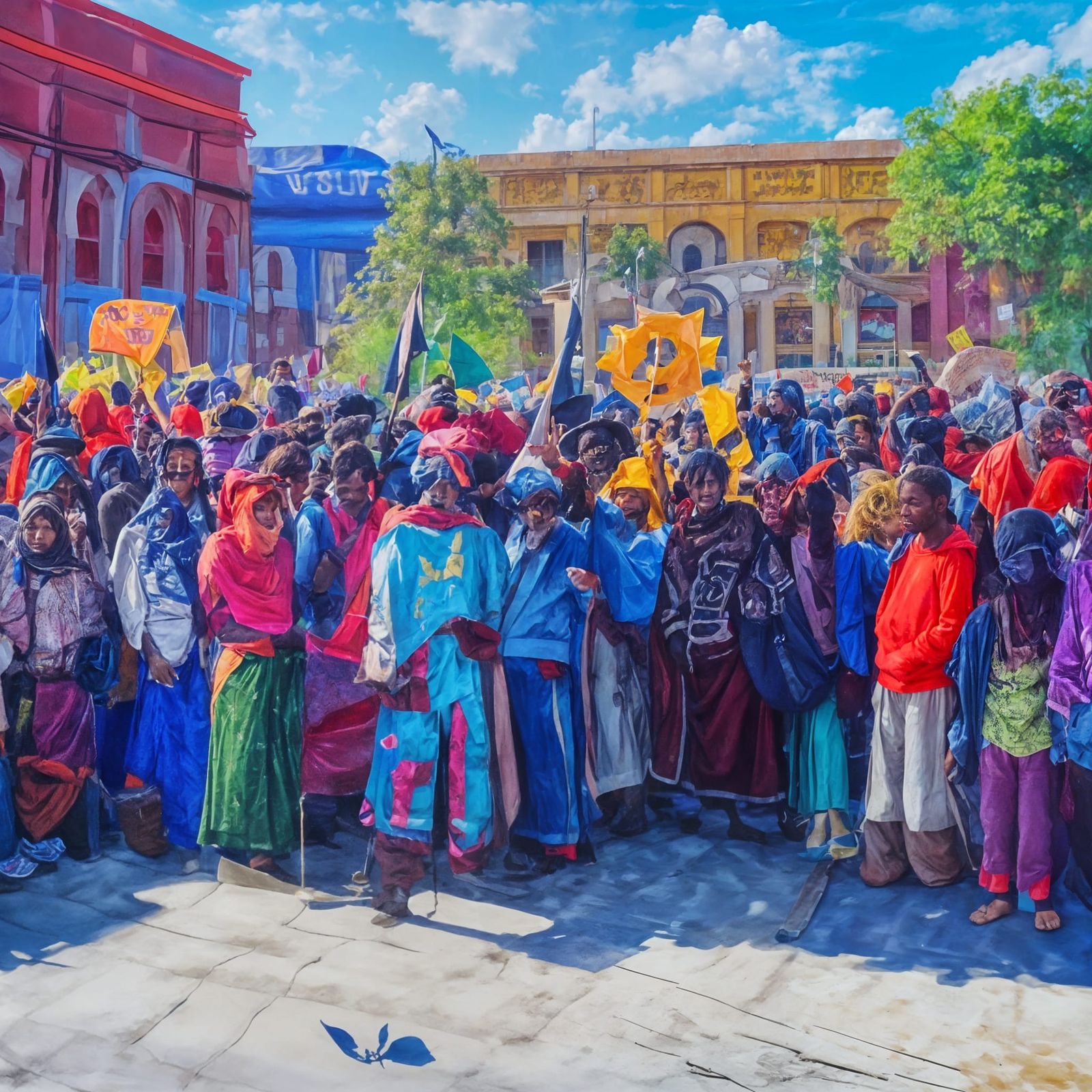 Worldwide permanent peaceful revolution