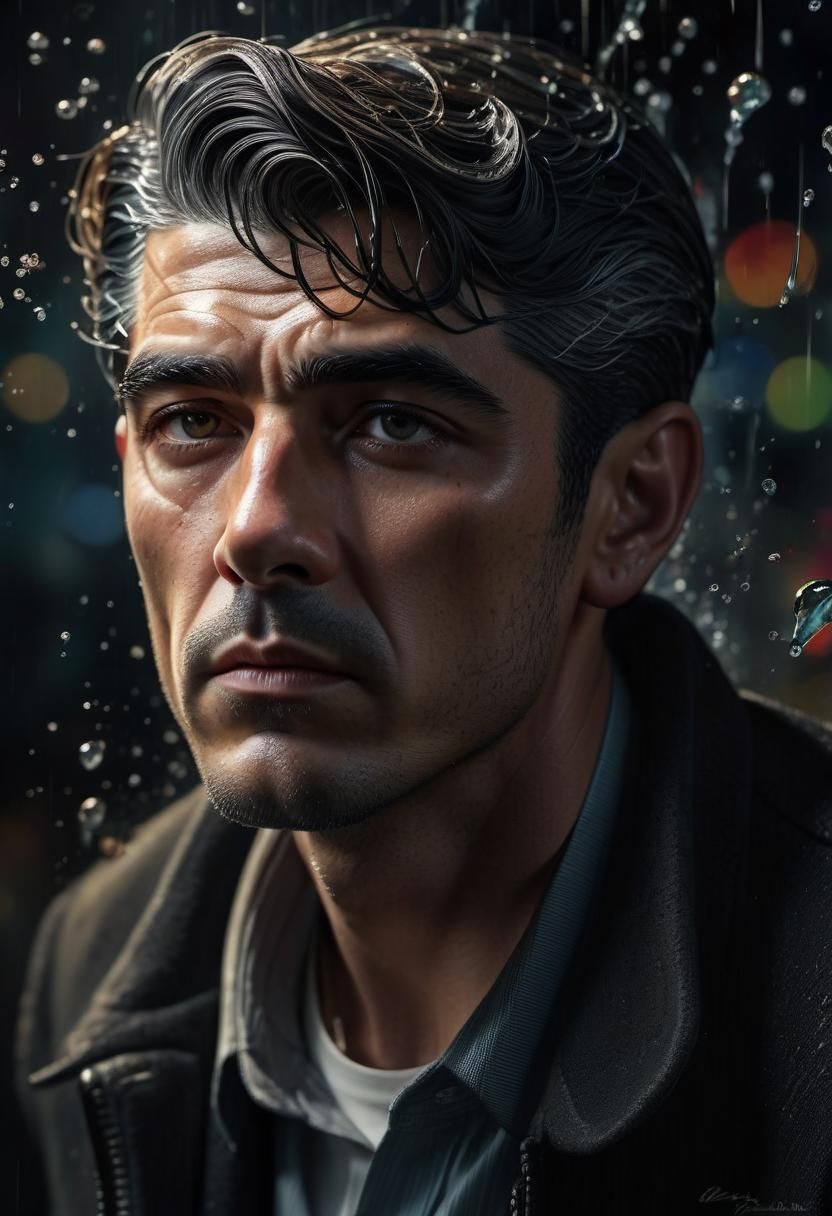 Hyperrealistic Portrait of Lucky Luciano