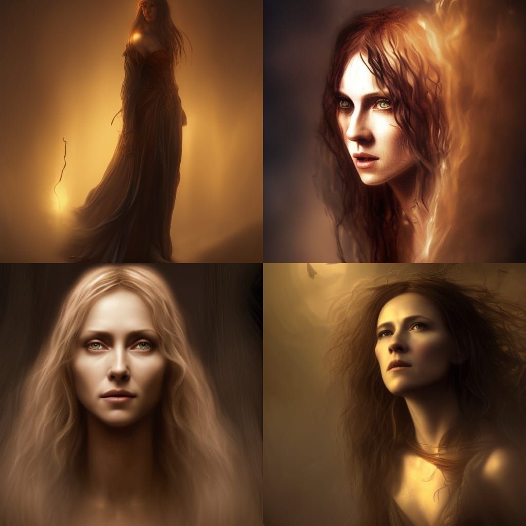 Naomi Watts as a Witch, da Vinci Style