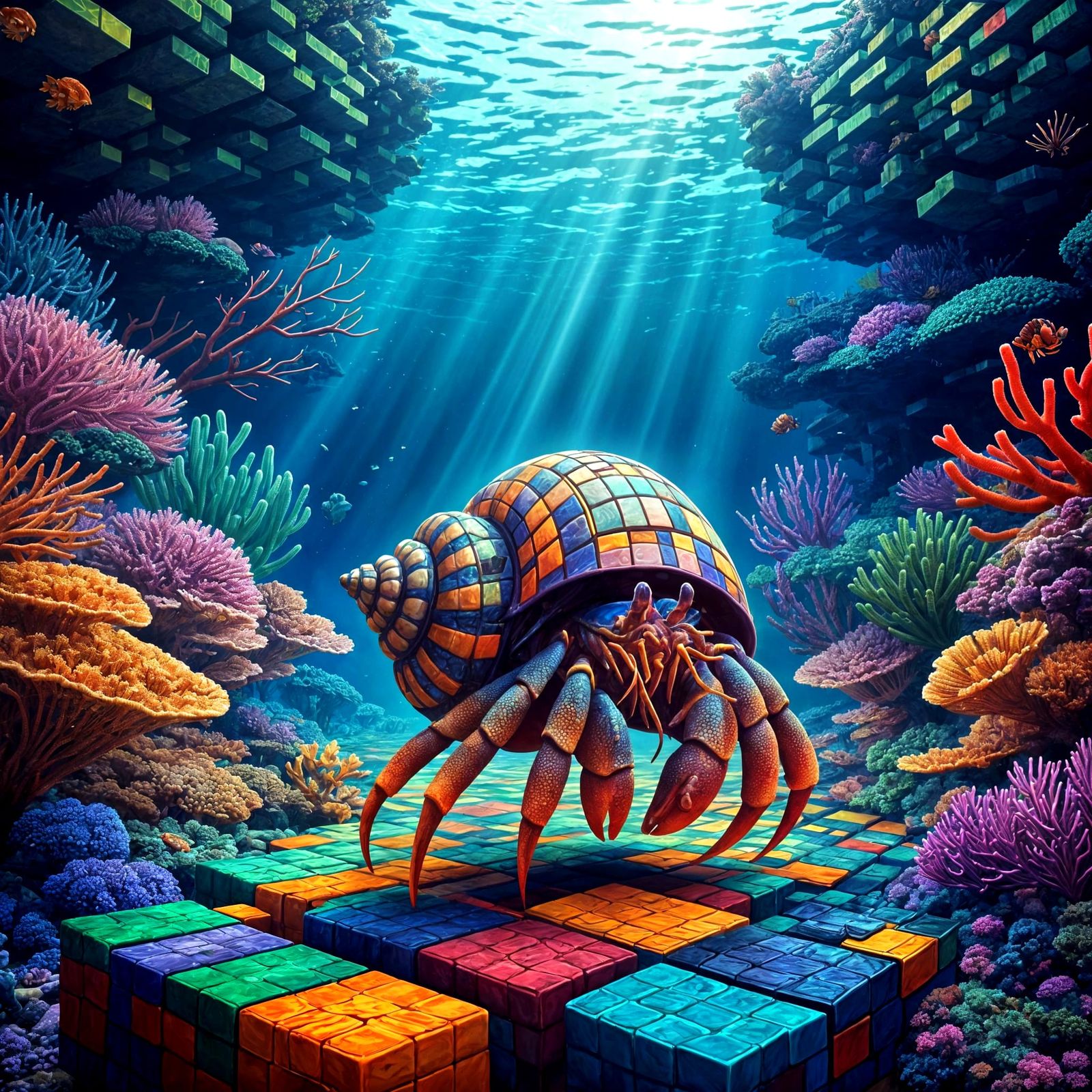 Shell Code of the Rubik’s Reef