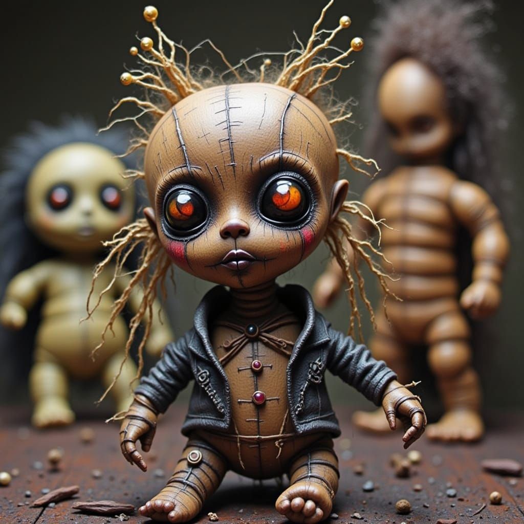 Voodoo Doll with Pins