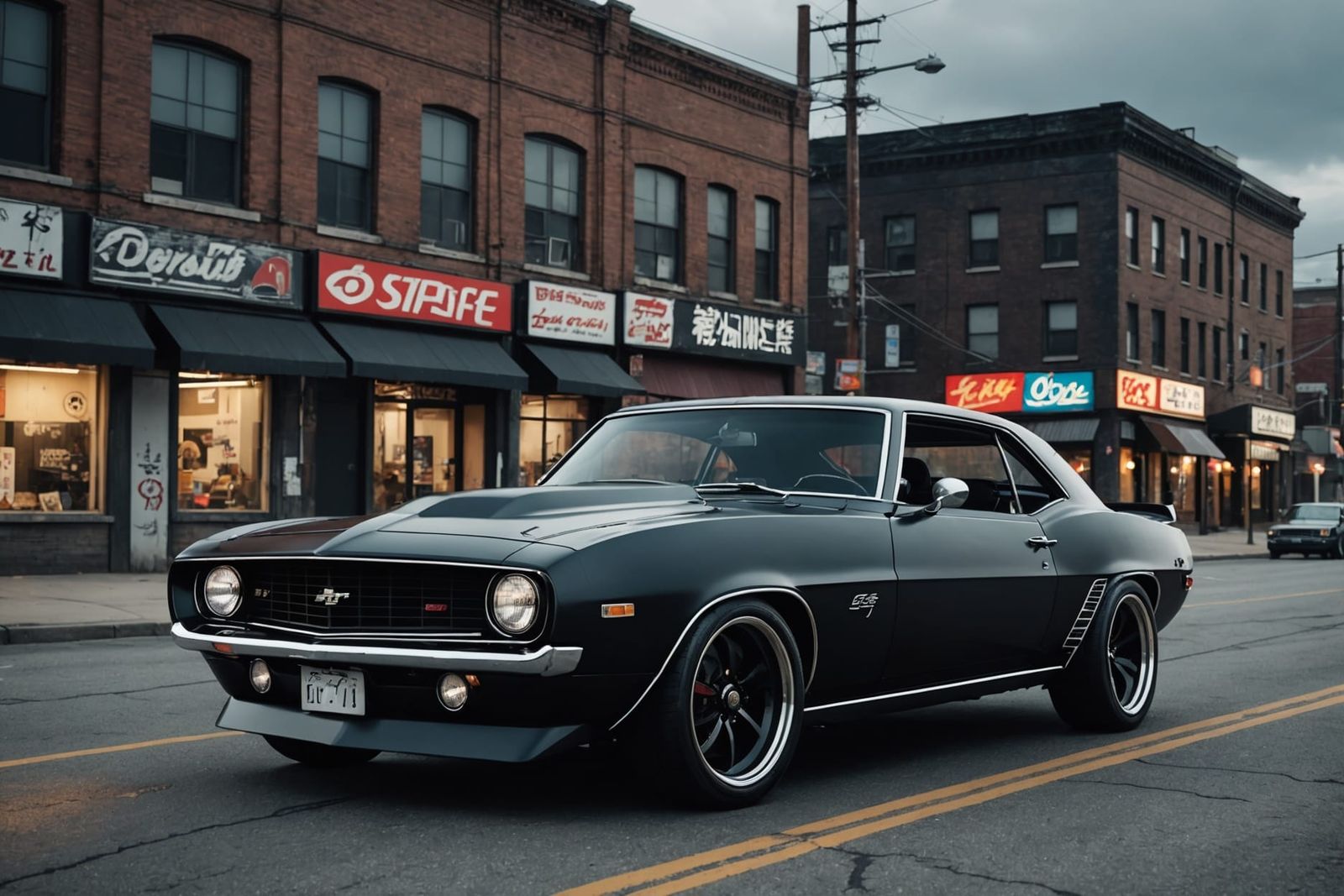 Tuned 1969 Camaro SS in Anime Style