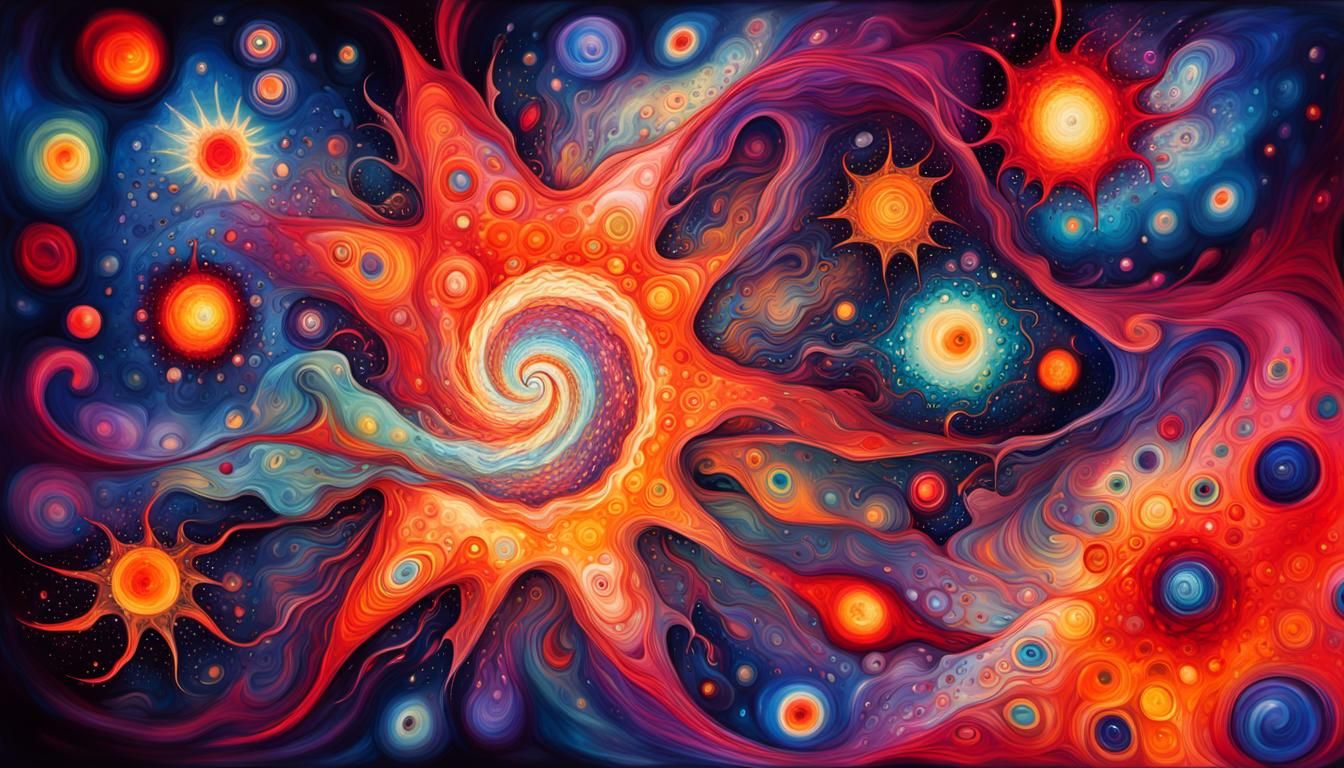 Hypersharp Cosmic Art: Stars Feeding on Light