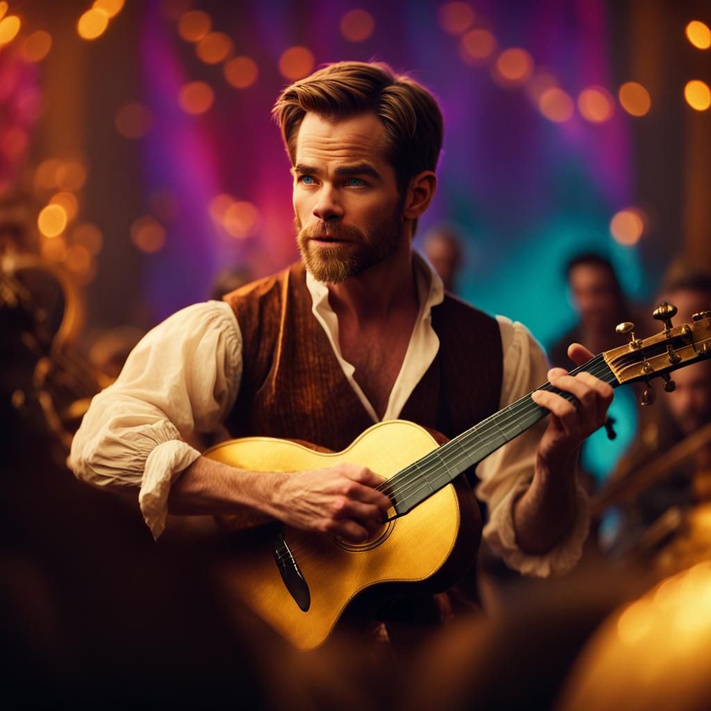 Bard Performance in a Cinematic Fantasy Film