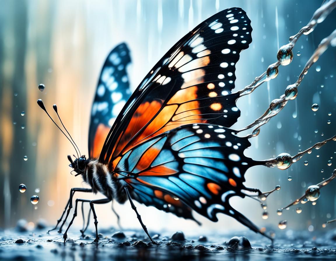 Butterfly In The Rain