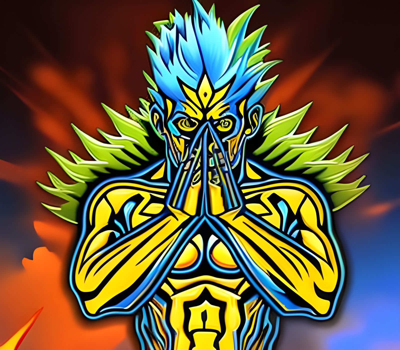 Electrocuted Zombie Heavy Metal Album Cover Art