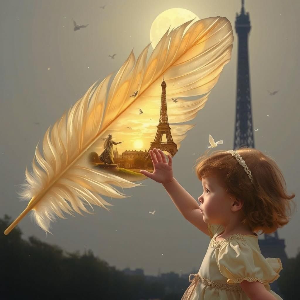 Feather Encapsulates Princess's Memories in Whimsical Waterc...