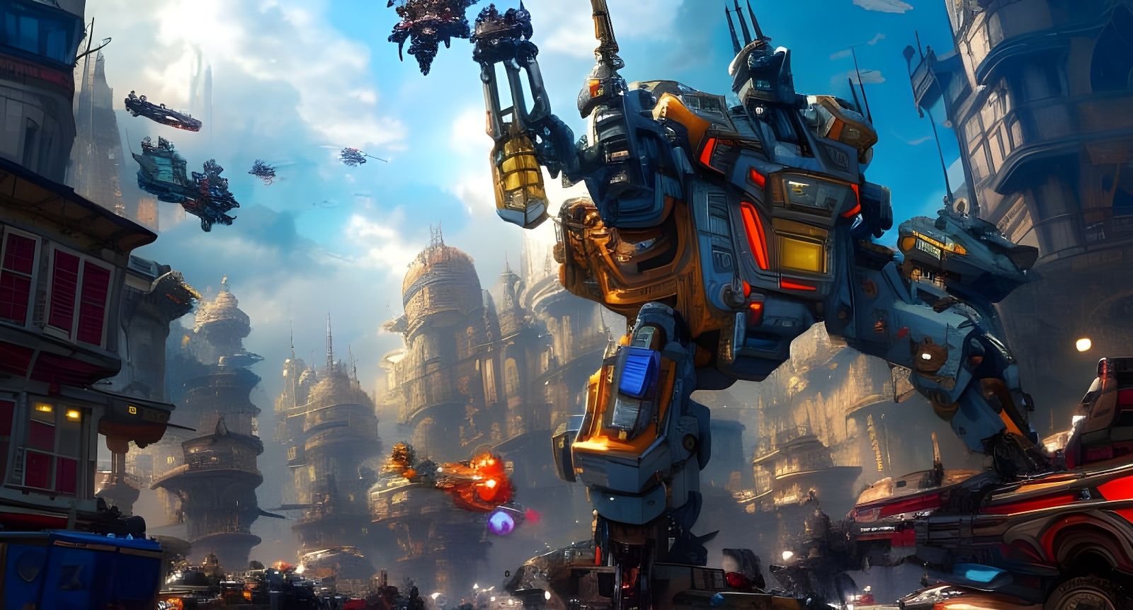 *Honk! Hooonk!*, "Hey! Watch your #@!* step, Godd*mn it!", "Whoops, sorry Sir"