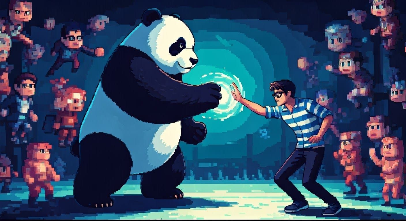 Pixel Art Heroes Clash in 8-Bit Wonderland