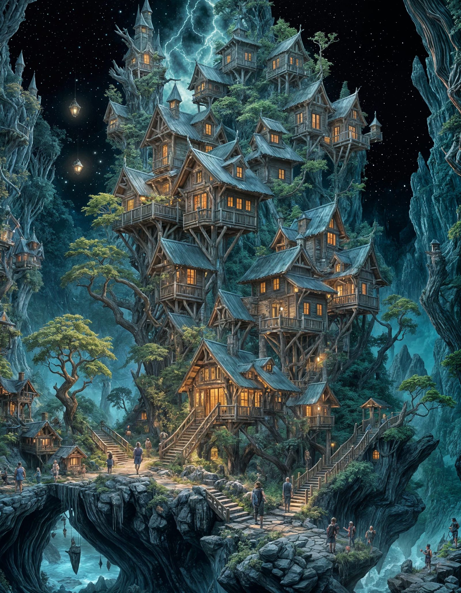 Mountain Treehouse Village