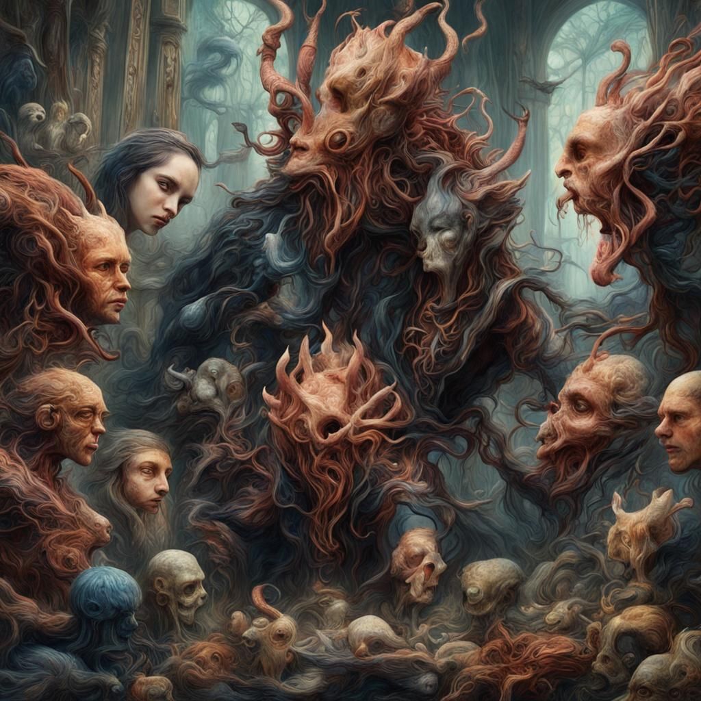 Magical Biological Surrealism in Photorealistic Style