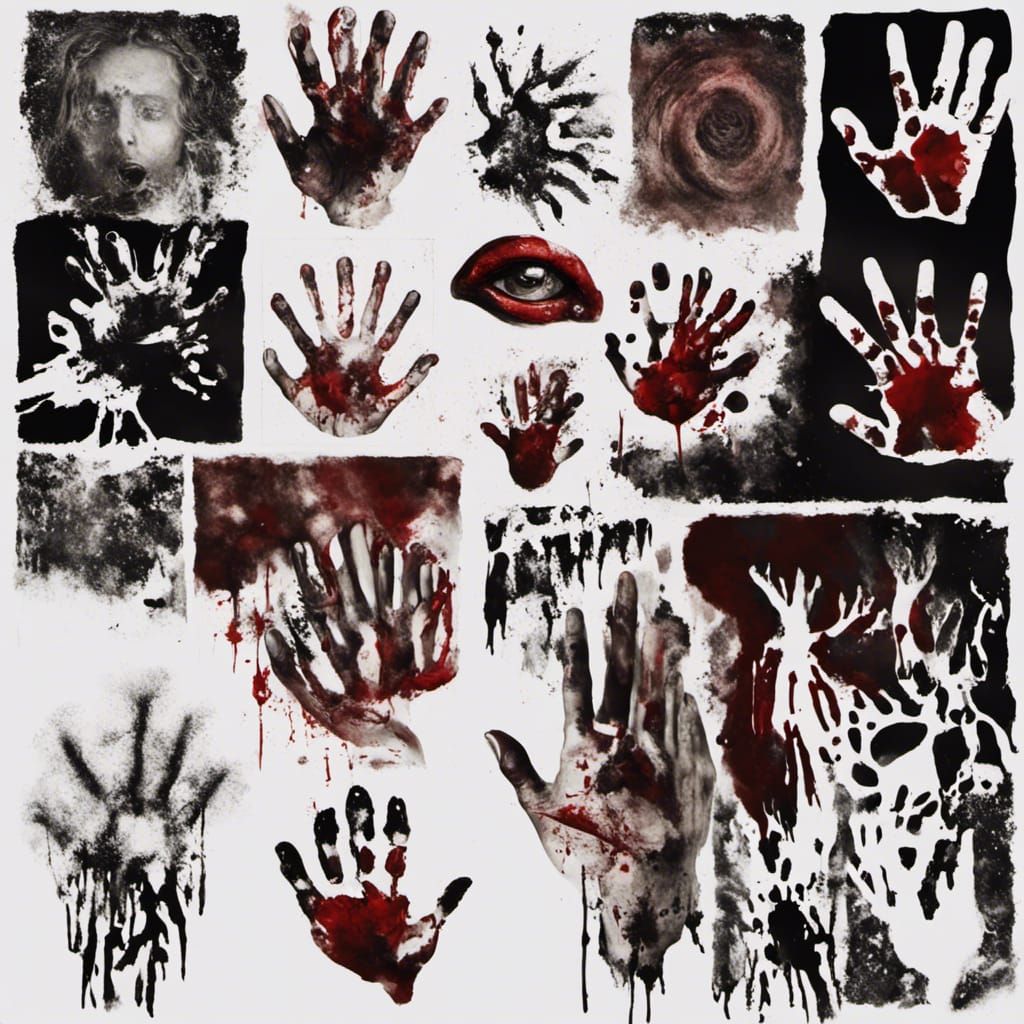 Nightmare: Woman's Body Marked in Blood