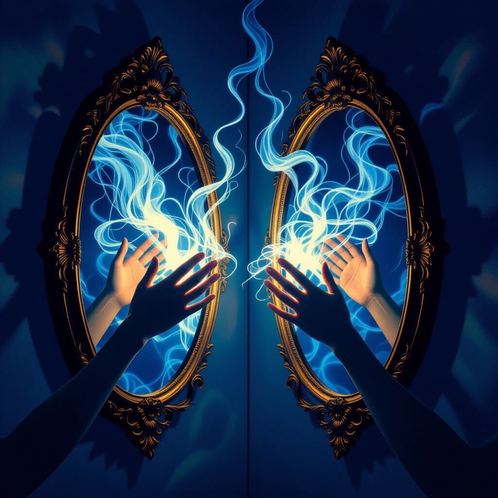 Ethereal Memories Pulled From Antique Mirrors in Lucid Dream...