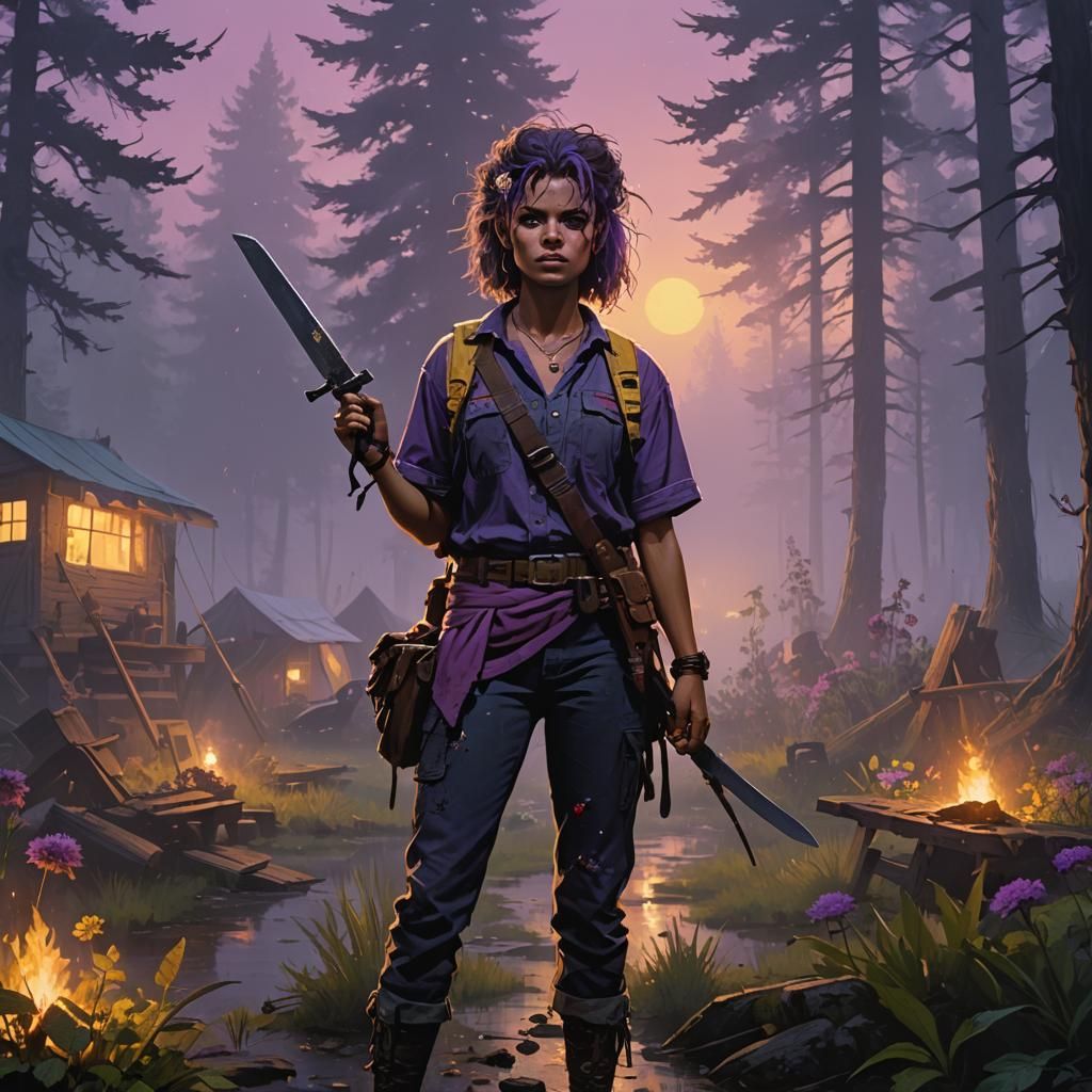 Angela Baker: Dark Fantasy Splash Art