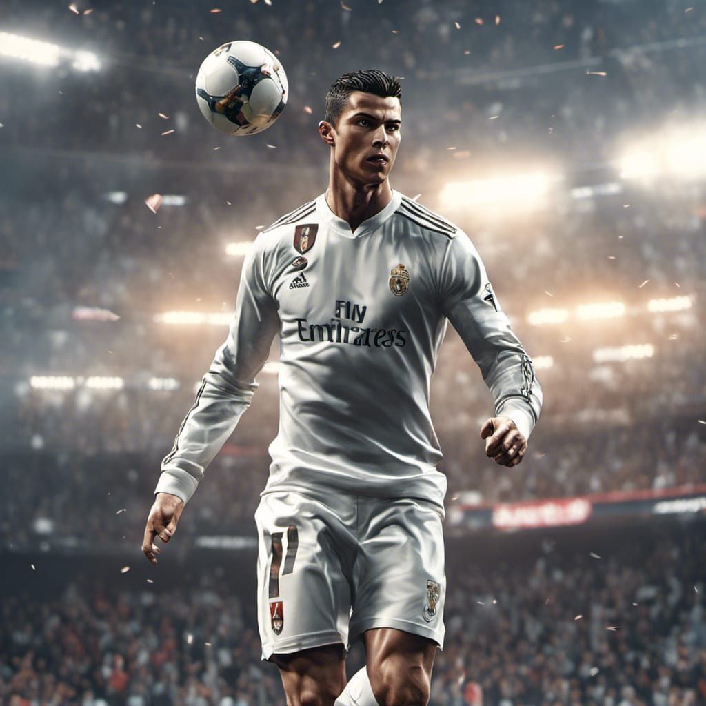 Cristiano Ronaldo 3D Game Rendering