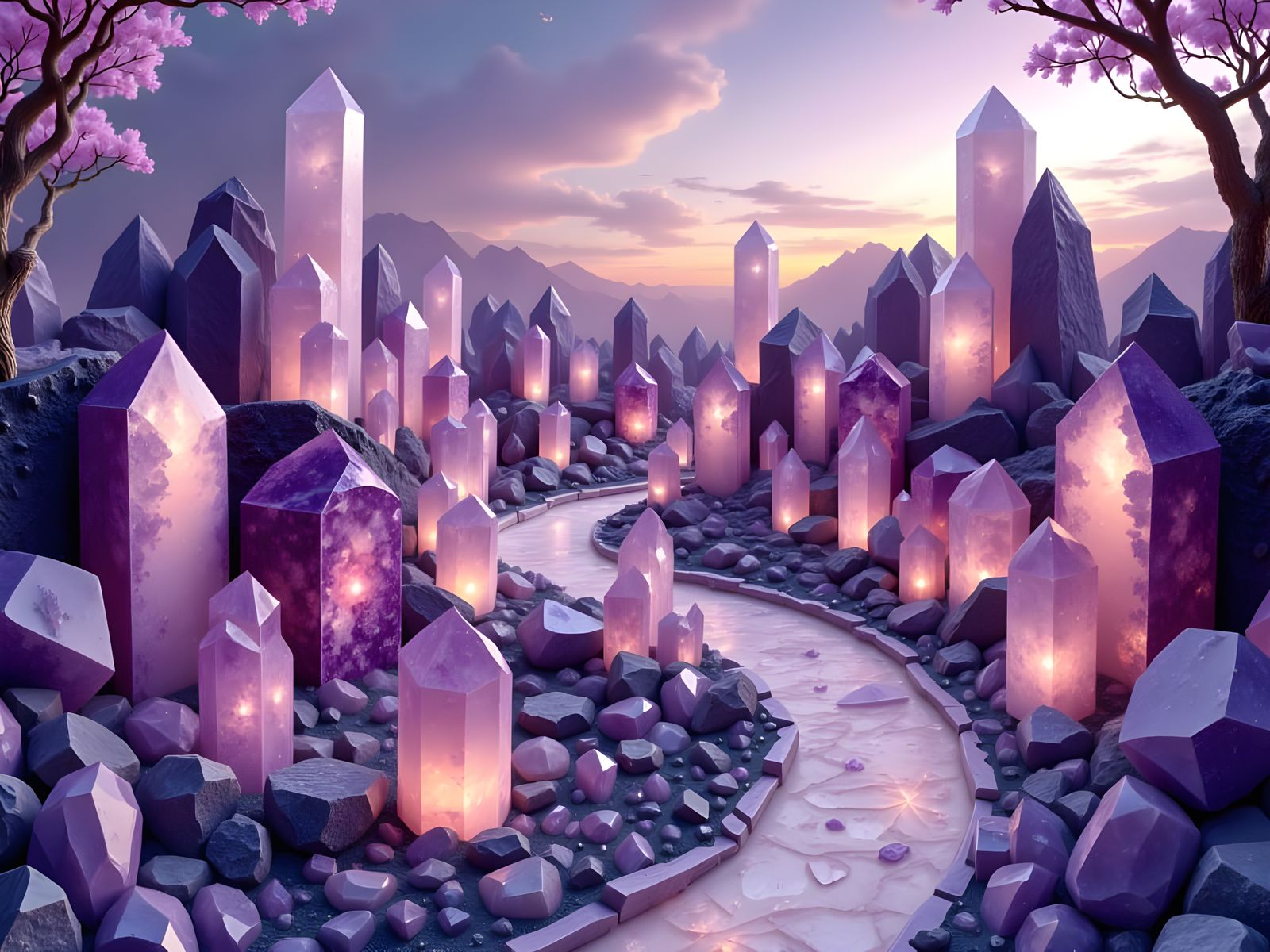 Follow the Amethyst Road