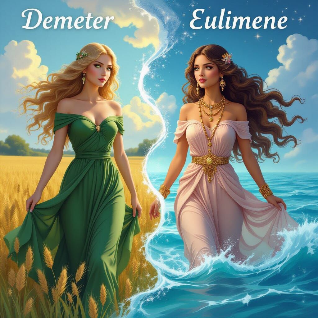 Demeter and Eulimene: Two Goddesses Collide in Magical Art