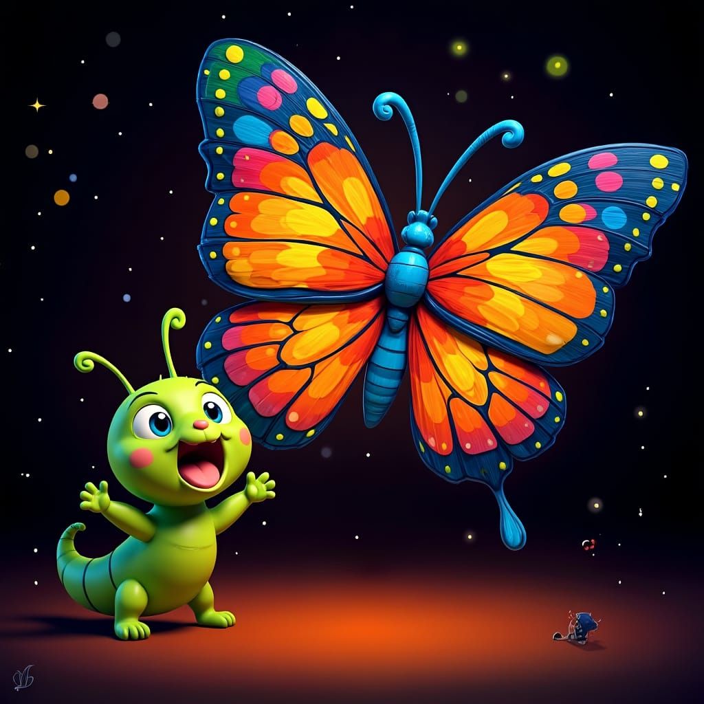 Excited Caterpillar