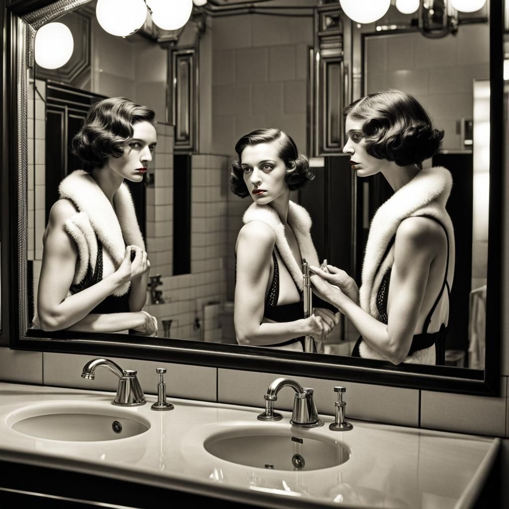 Triplets by Helmut Newton