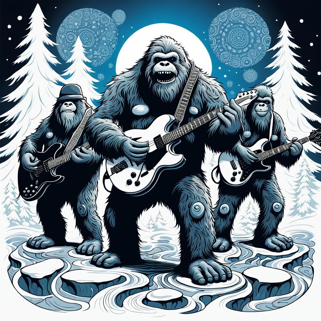 Bigfoot & The Yetis: Comic Book Rock Band