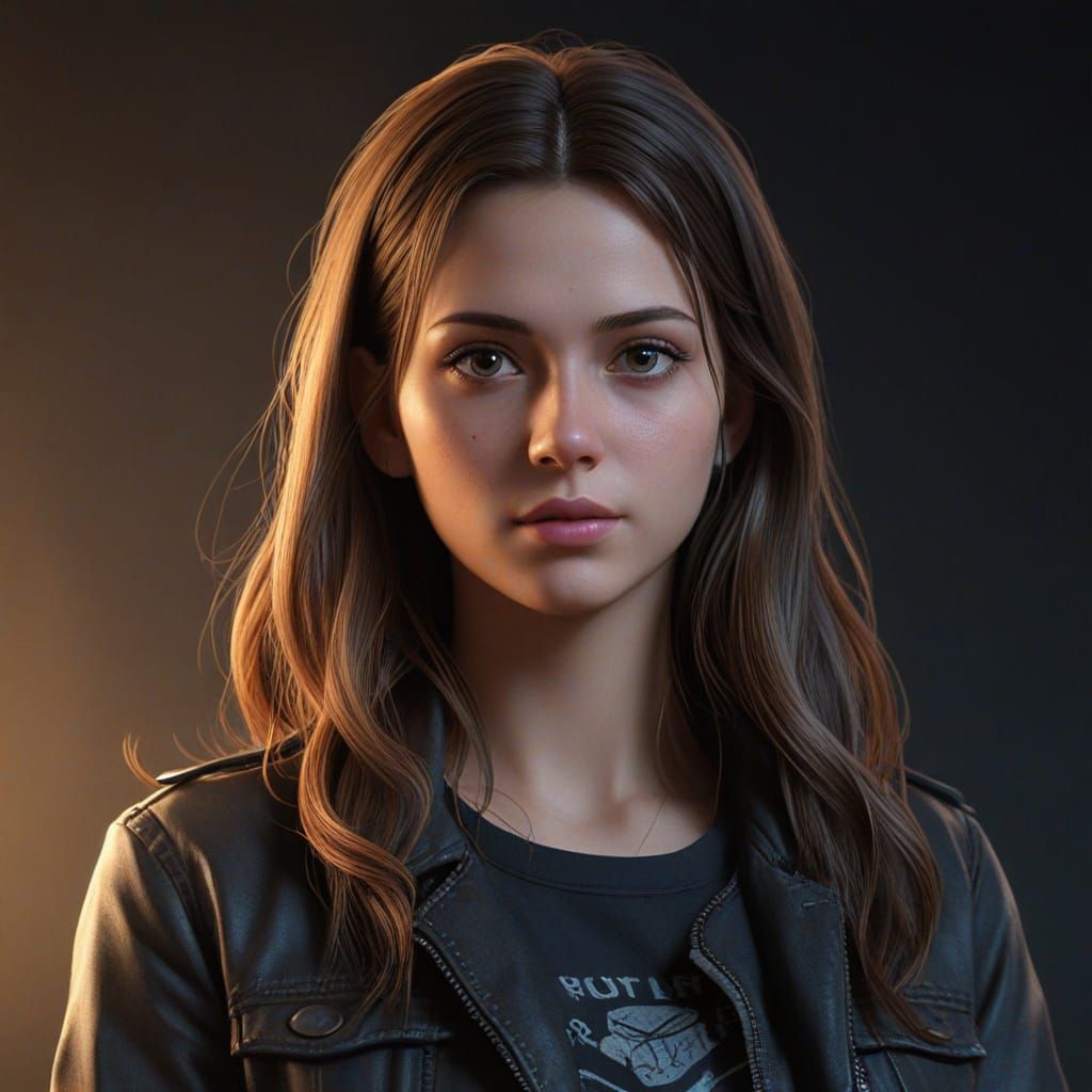 Ethereal 3D Goddess in Digital Realism