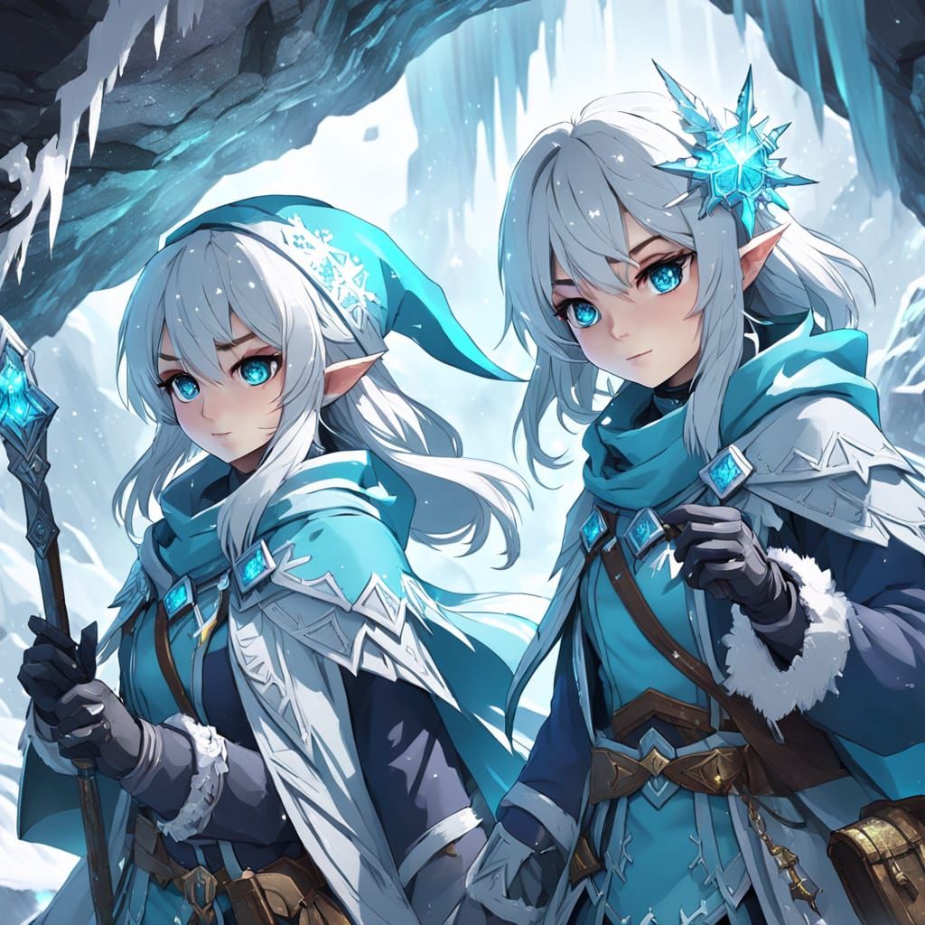 Fantasy Frost Wizards Brave Blizzard Cave