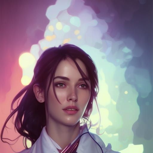 Detailed Portrait of Doctor Feelgood in Splash Art Style