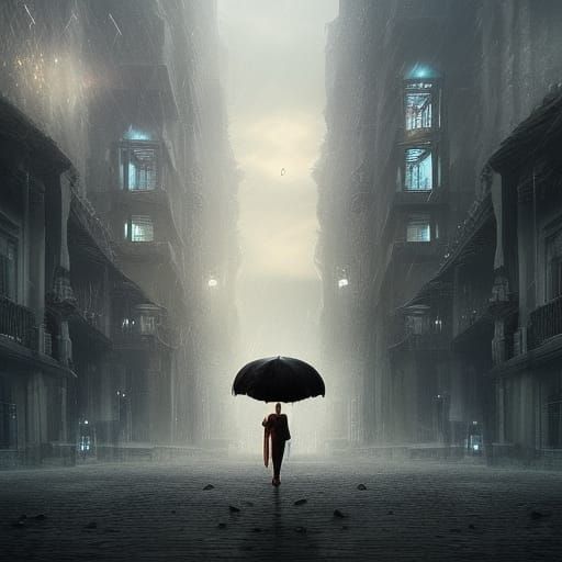 Epic Juice Glass with Umbrella: Digital Matte Painting