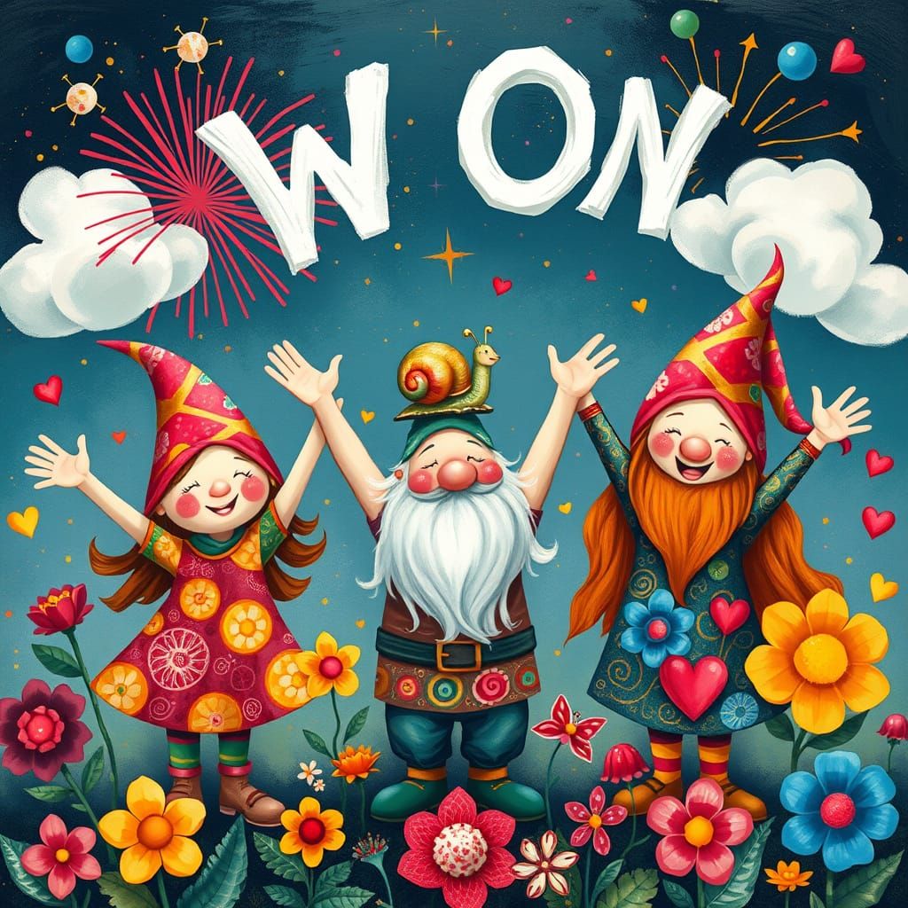 Whimsical Celebration of Joy and Wonder