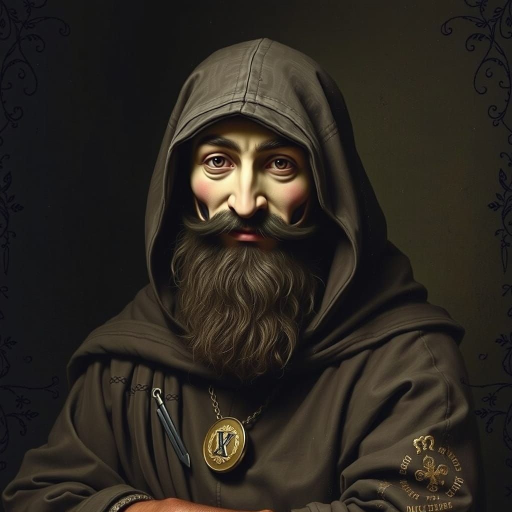 Hieronymus Bosch Style Anonymous Figure