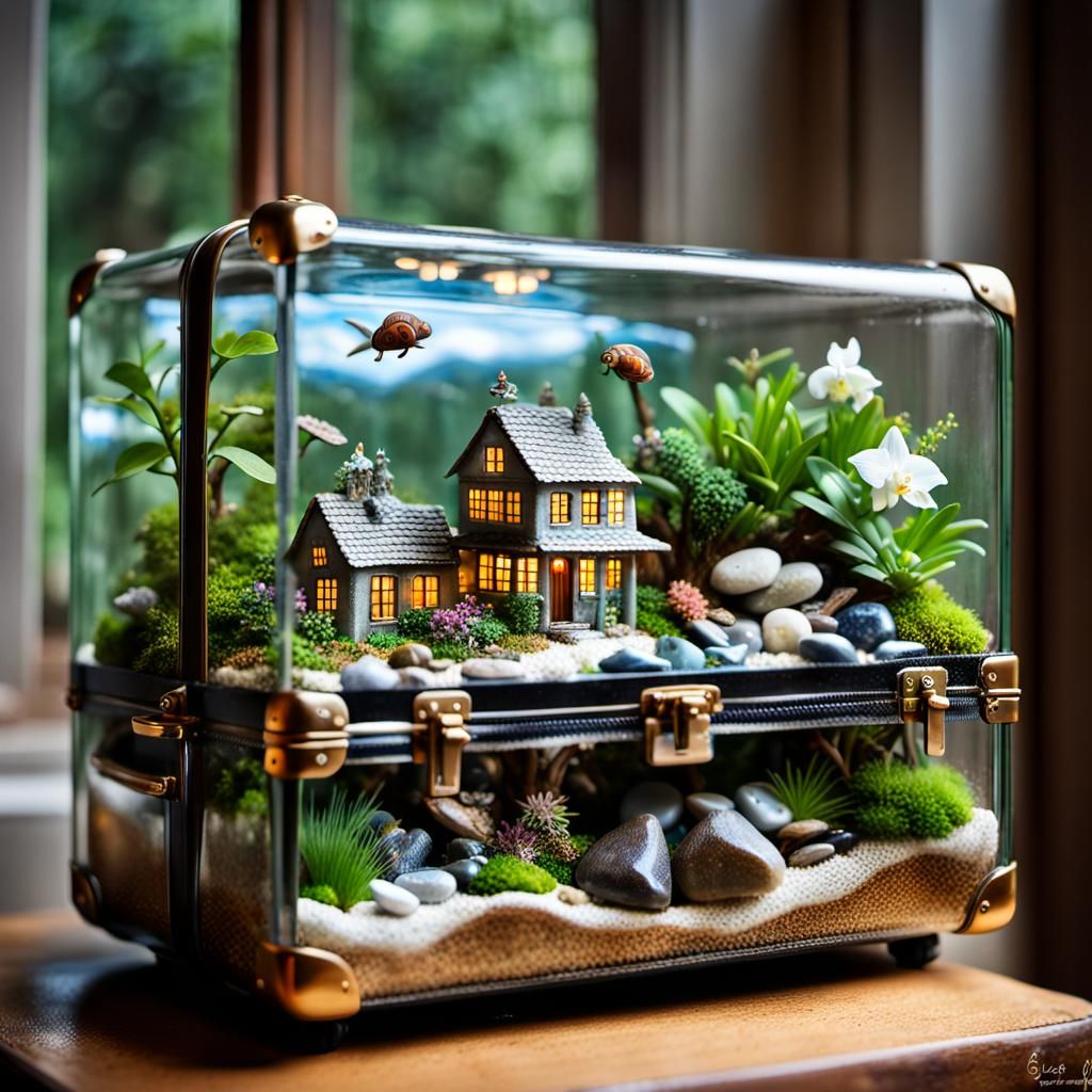 terrarium suitcase