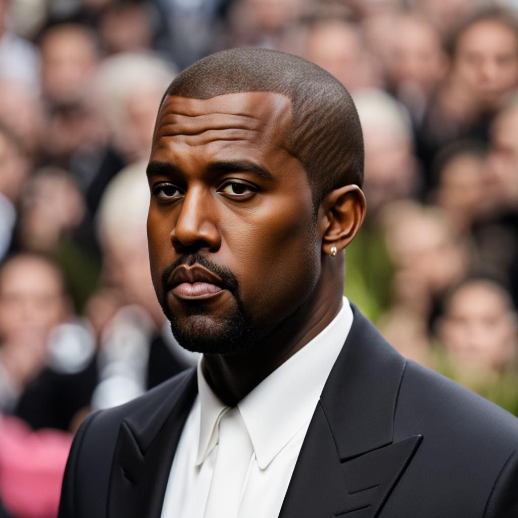 Portrait of Kanye West
