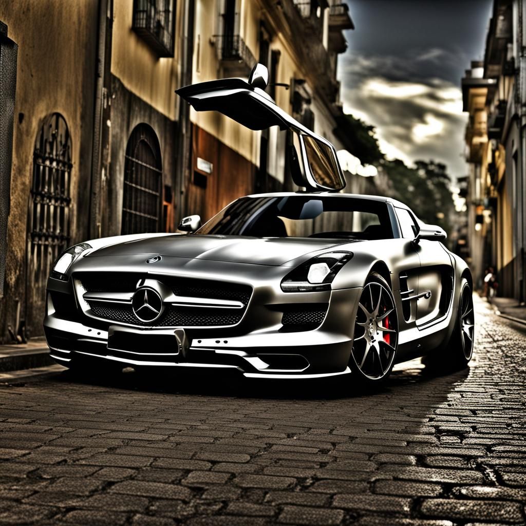 Mercedes Benz SLS in Brazil Back Forest