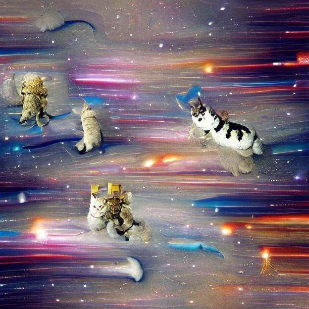 Astronaut Cats Explore the Cosmos