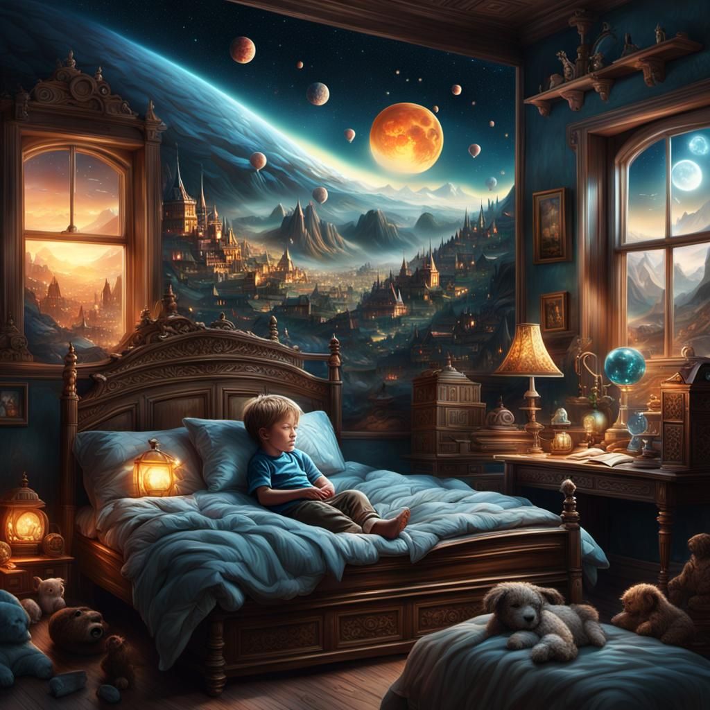 Epic Children's Dream: Digital Matte Painting
