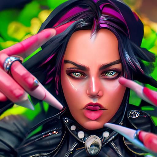 Goth Rocker Attitude