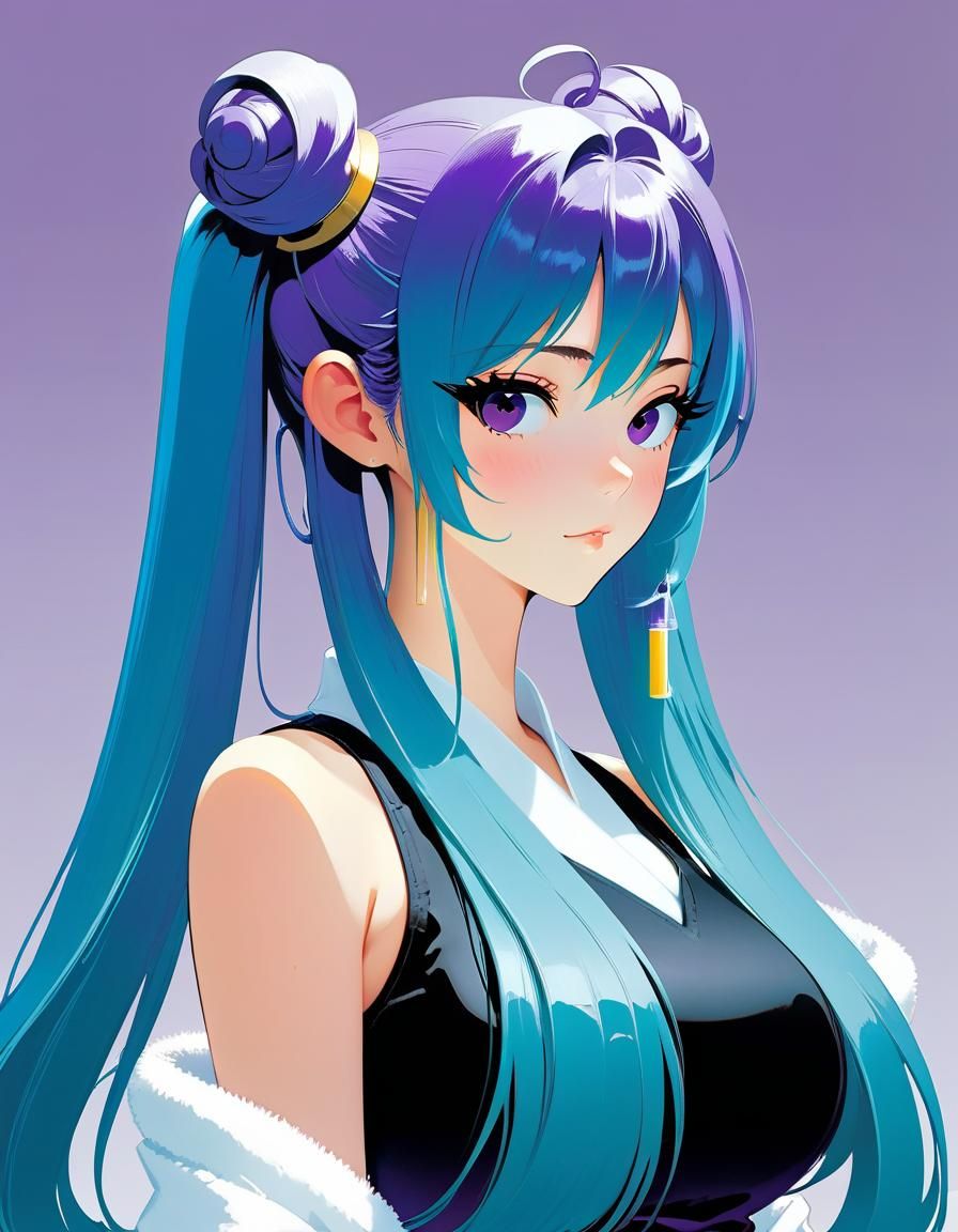 Shampoo Mugshot: Anime Style Digital Illustration