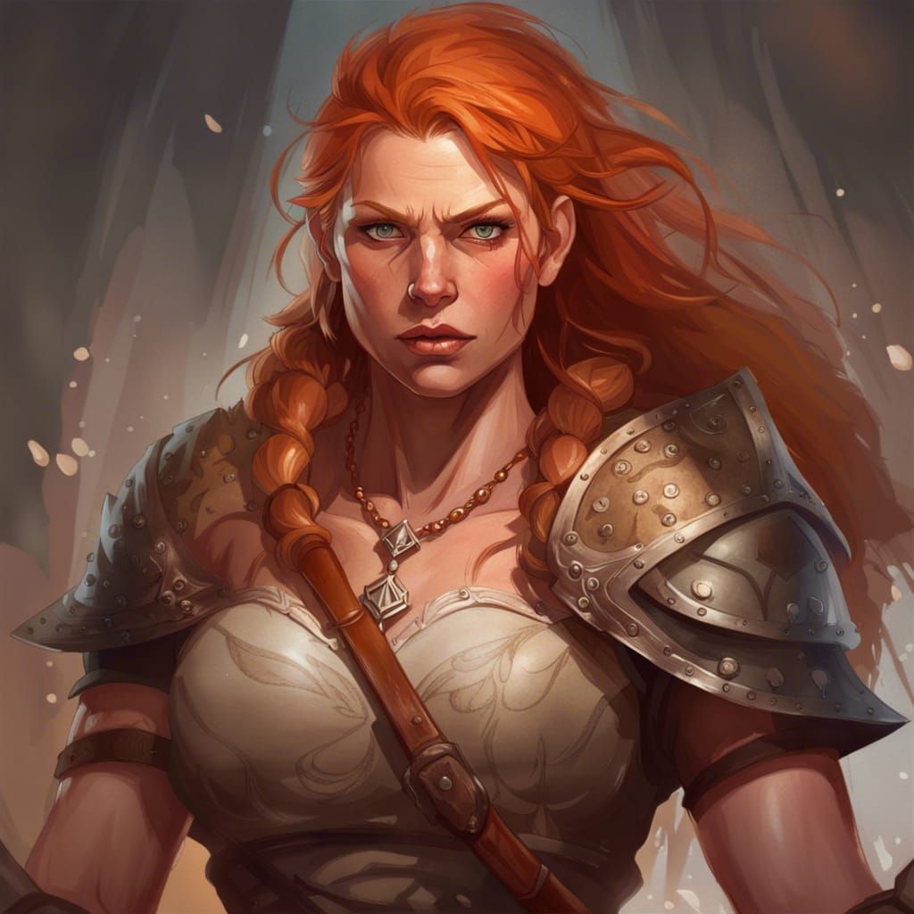 Girl, Human, Barbarian