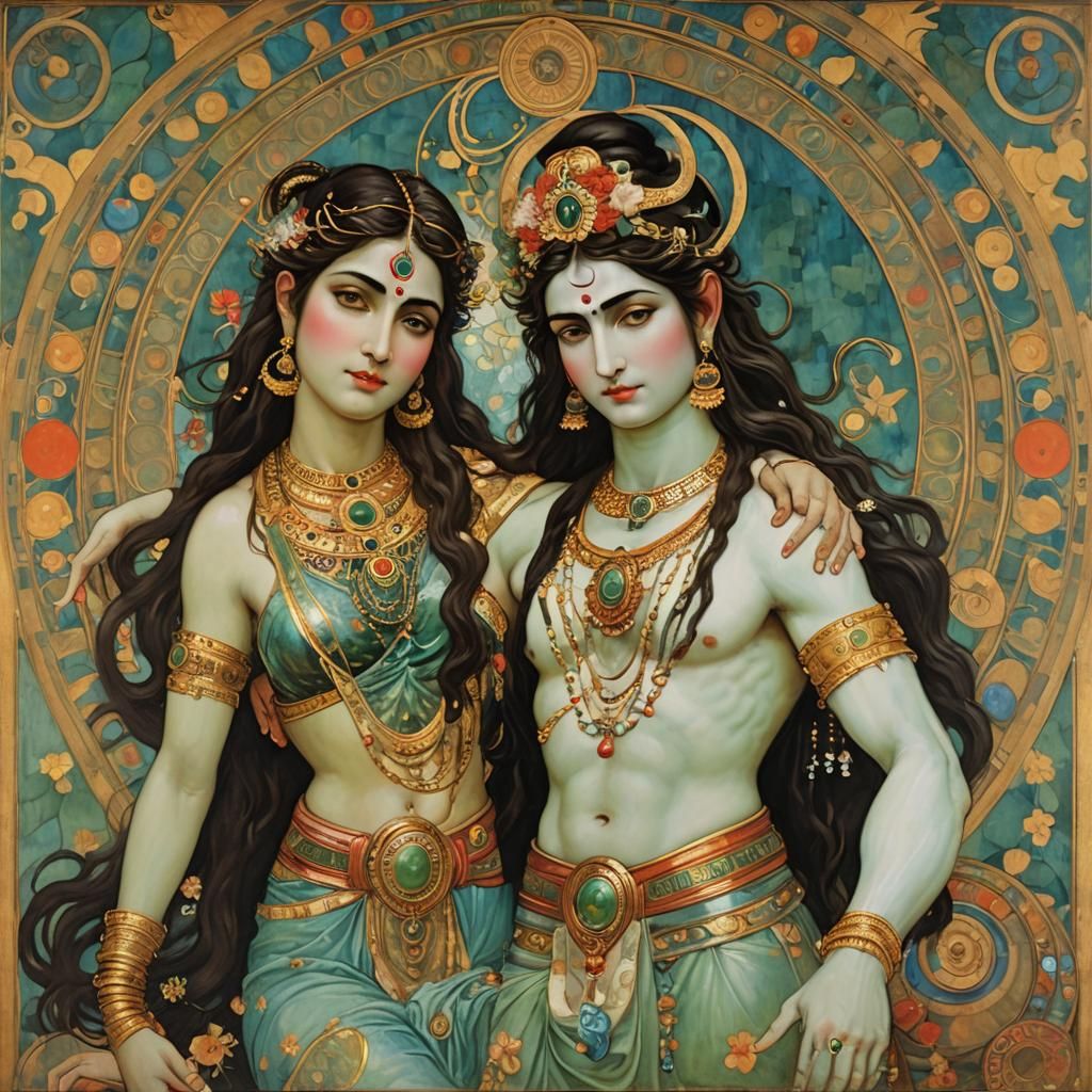 Shiva and Parvati