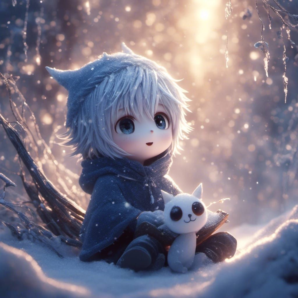 Jack Frost in Anime Key Visual Style