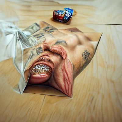 Minimalist AI Art: Abstract Interpretation