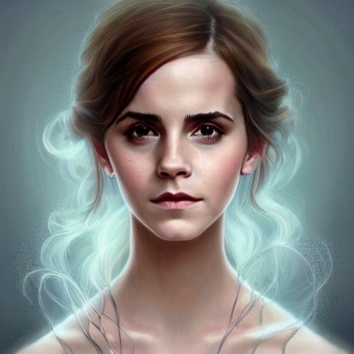 Emma Watson as Magical Healer in Digital Art