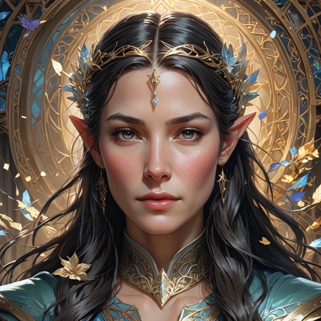 Arwen Undómiel Portrait in Unreal Engine 5