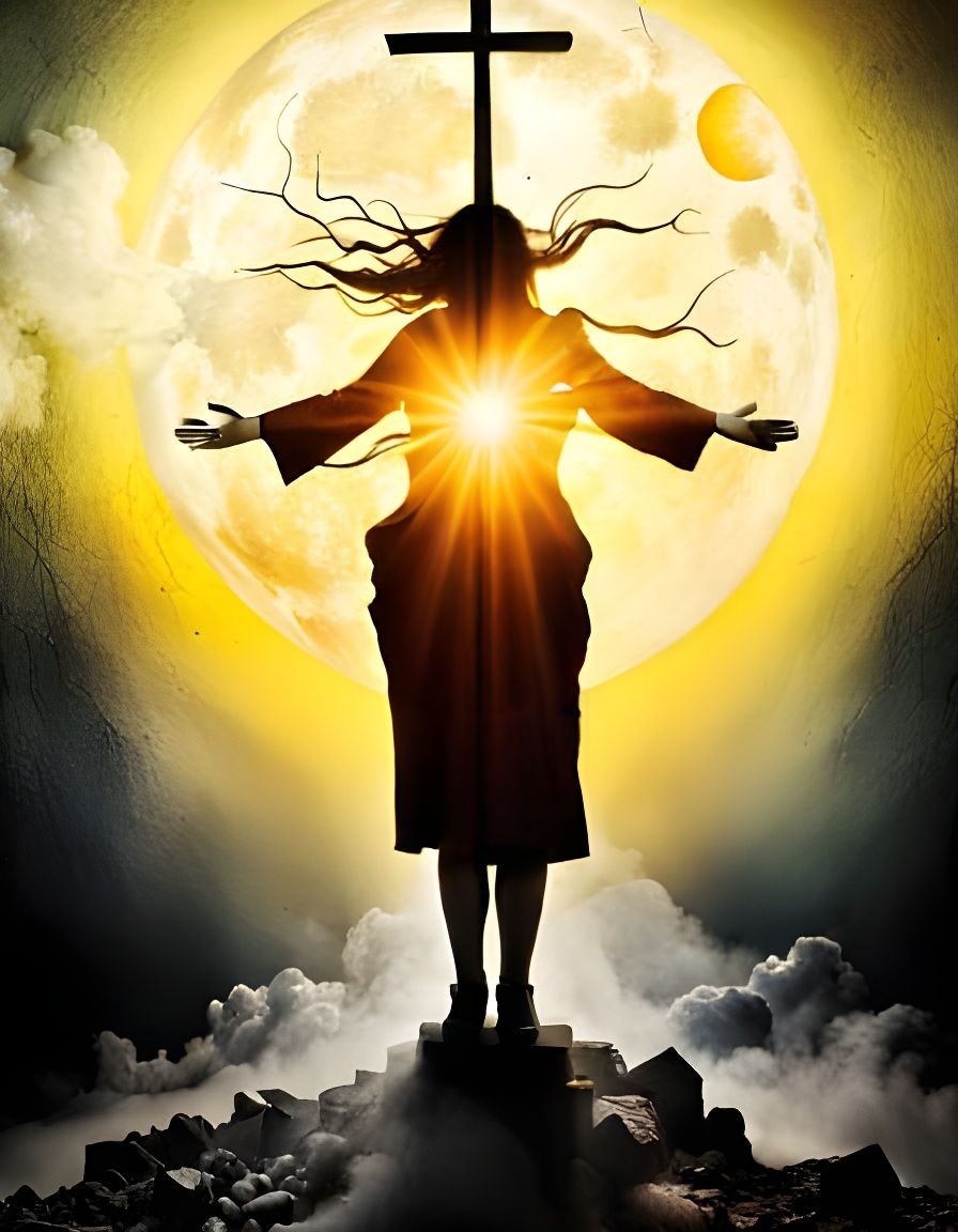 Nightmarish Surreal Art: She Stole the Sun