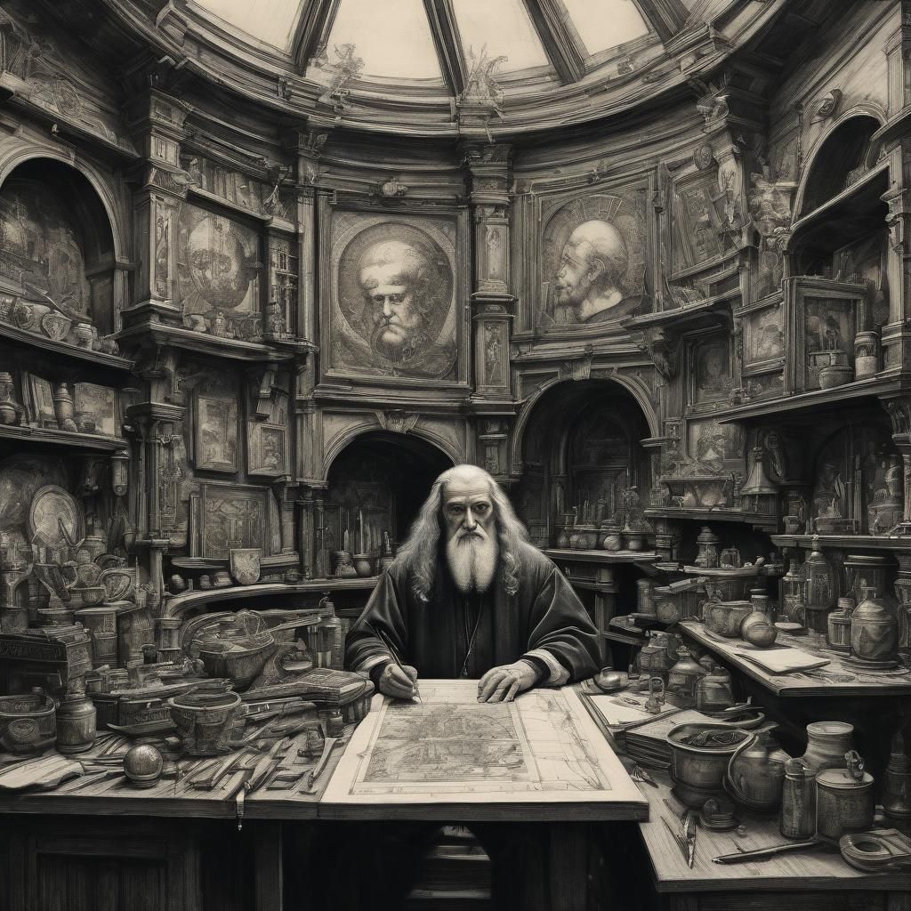 Proportion Study in Renaissance Style